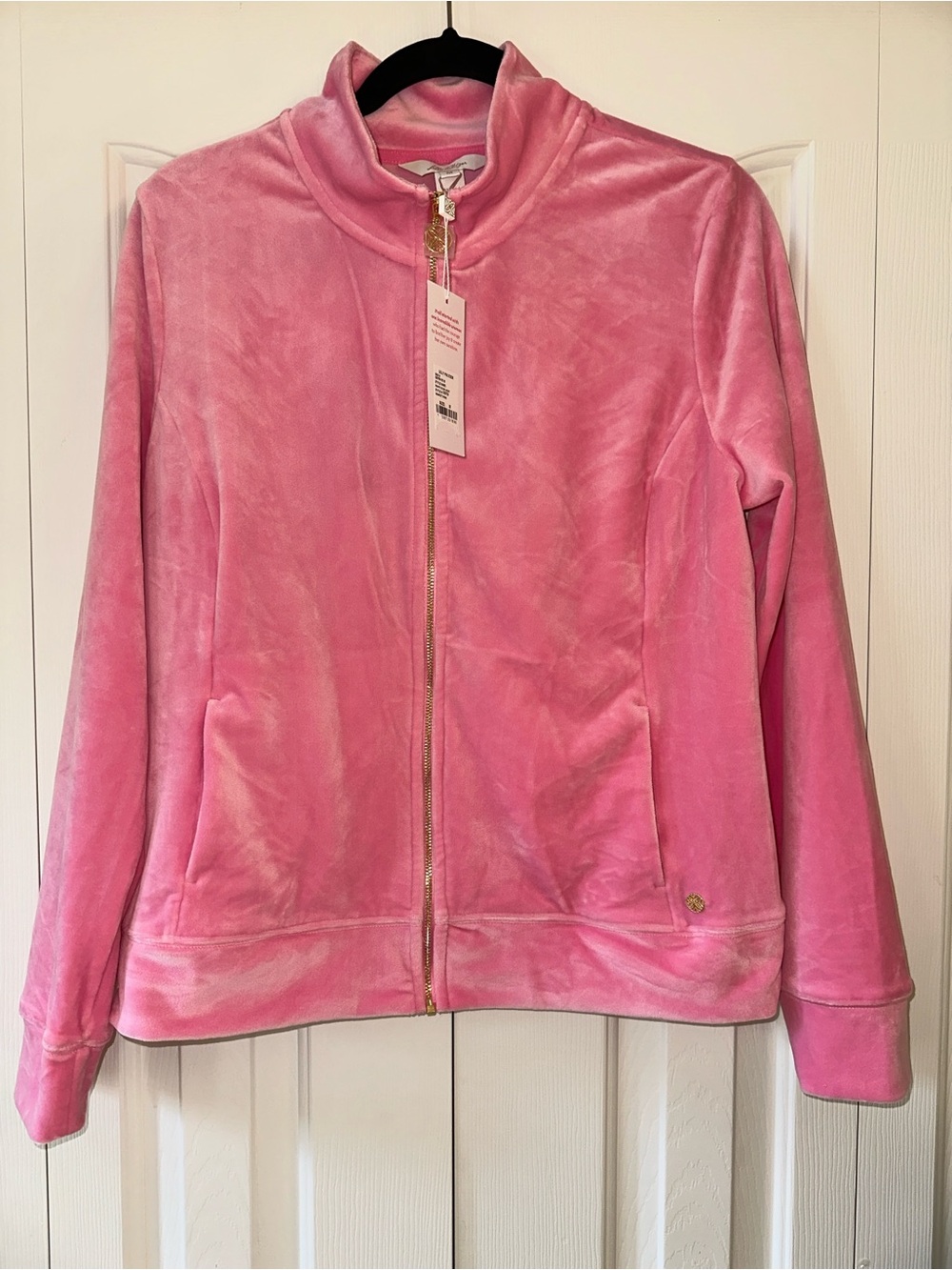 Lilly Pulitzer Regate Velour Zip Jacket